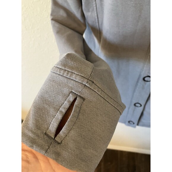 Kuhl Krush Jacket Snap Up Mock Neck Lightweight Women’s Size Small Light Gray - Picture 3 of 7